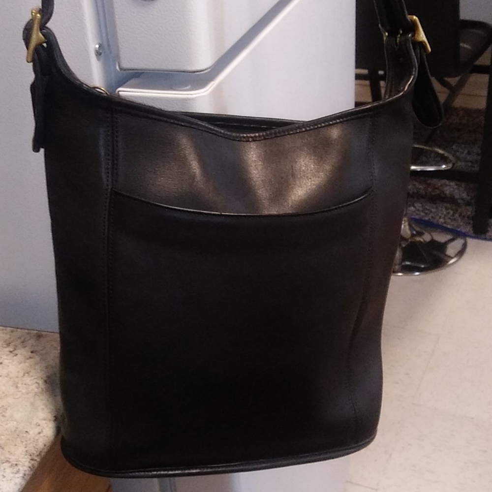 Large black coach